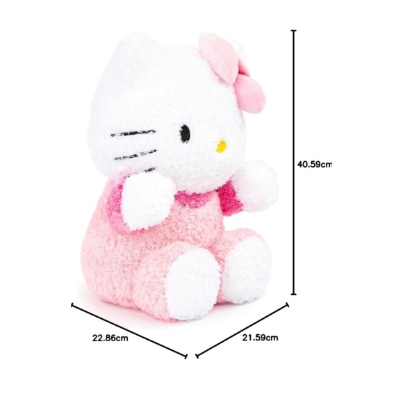 HELLO KITTY Plush Pillow Buddy Microfibre Sanrio Large Stuffed Animal - Picture 3 of 6